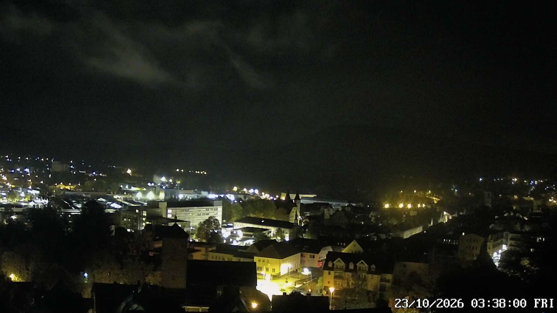 Live-Bild der Wetter-Webcam auf dem Valentinusberg über Lohr am Main